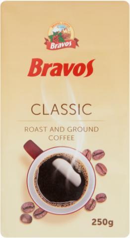 Kávé Bravos Classic 250g õrölt